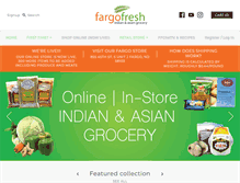 Tablet Screenshot of fargofresh.com